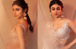 Mouni Roy can slay any outfit with her style and her ivory Lehenga look proves it